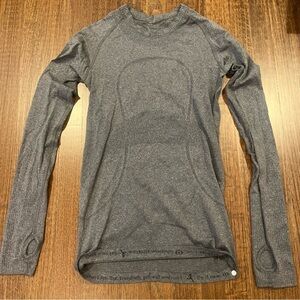 Lululemon run swiftly long sleeve grey 4
